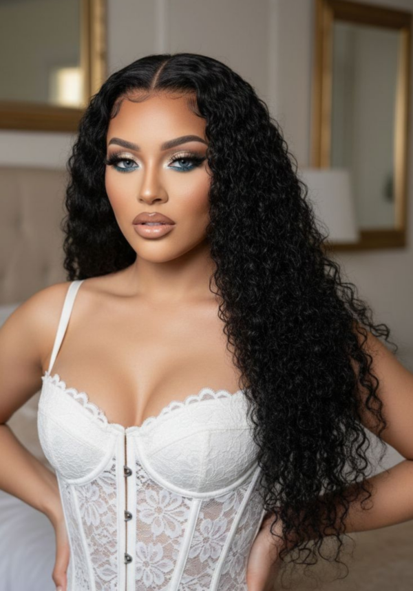 PERRUQUE VIETNAMIENNE CURLY 30 POUCES FRONTALE NORMALE