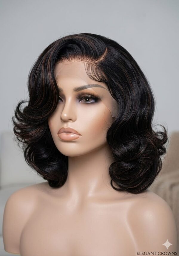 PERRUQUE BOUNCY 14 POUCES AVEC CLOSURE 5X5