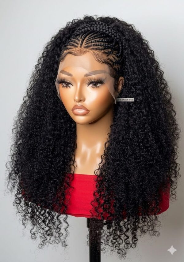 PERRUQUE DEEP WAVE 22 POUCES FRONTALE